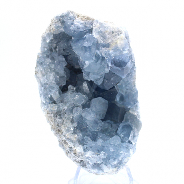 Celestite från Madagaskar i kristaller