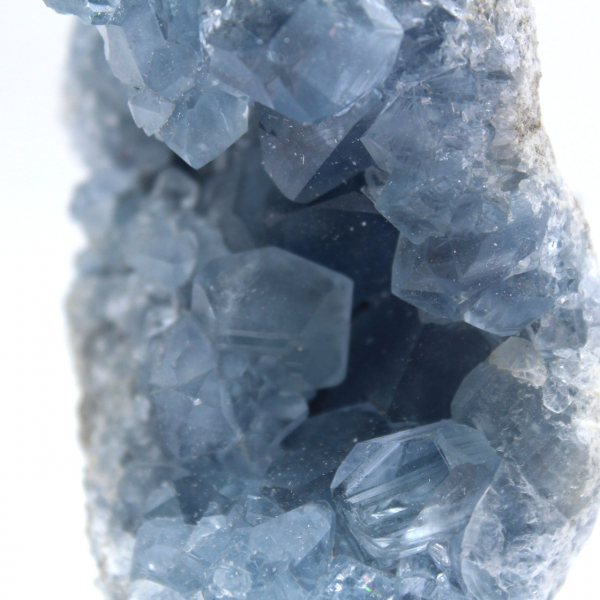 Celestite från Madagaskar i kristaller