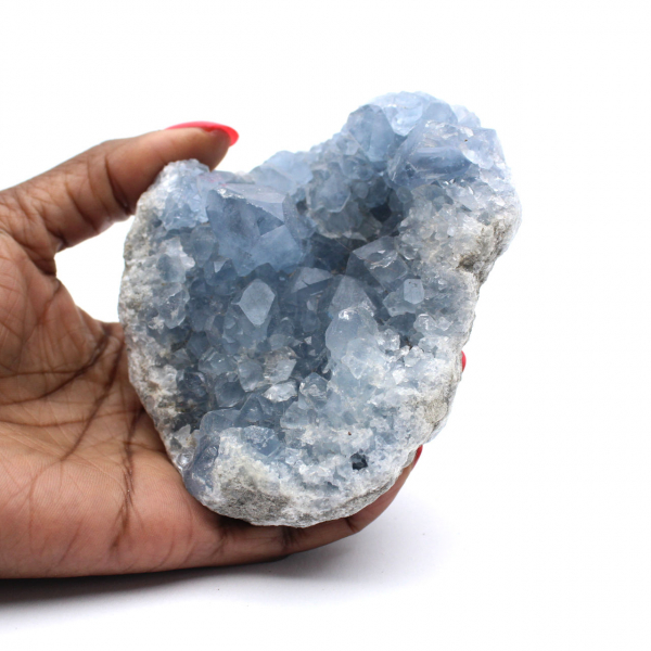 Celestite kristaller från Madagaskar