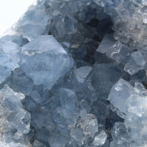 Celestite kristaller från Madagaskar