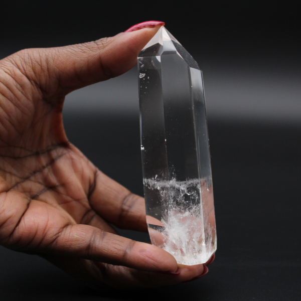 Crystal Quartz Prism från Madagaskar