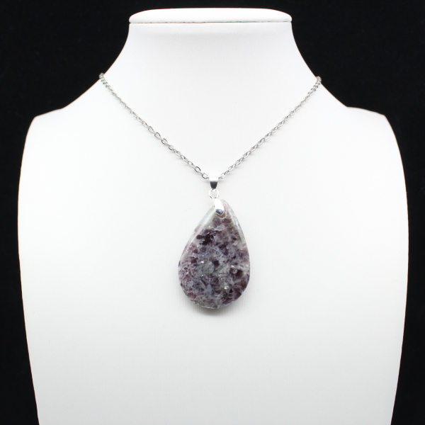 Lepidolite Drop Pendant