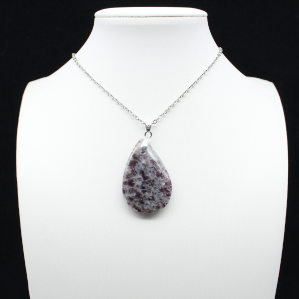 Lepidolite Drop Pendant