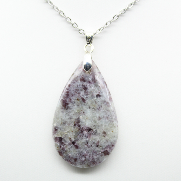 Lepidolite Drop Pendant