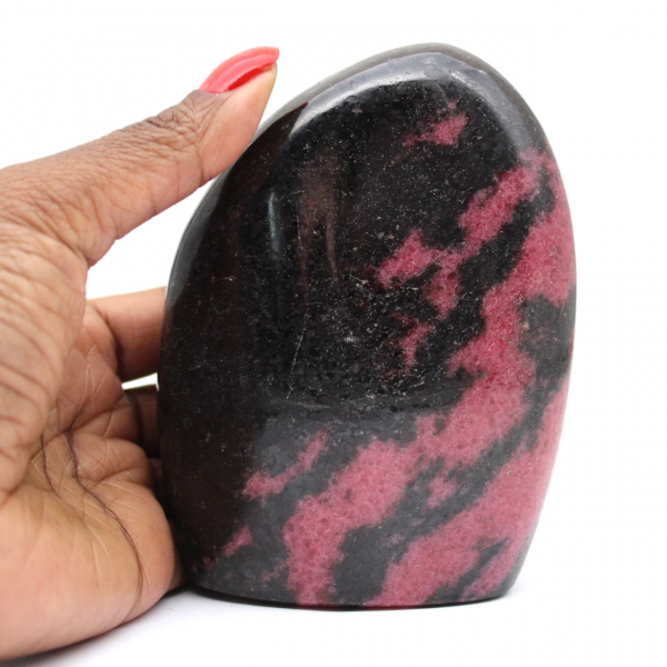 Naturlig Rhodonite Rock