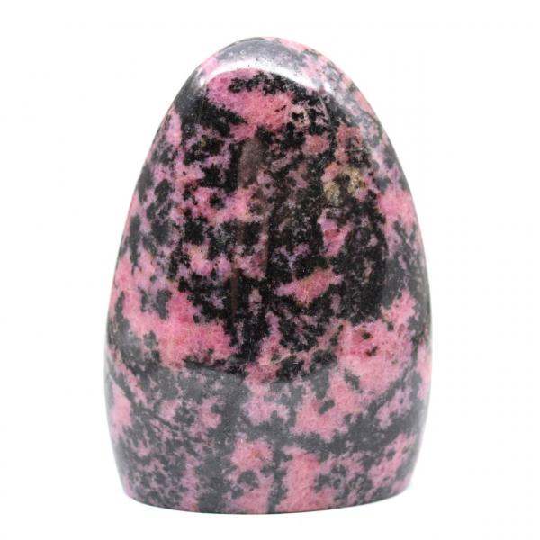 Polerad Rhodonite Rock