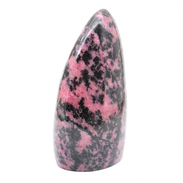 Polerad Rhodonite Rock