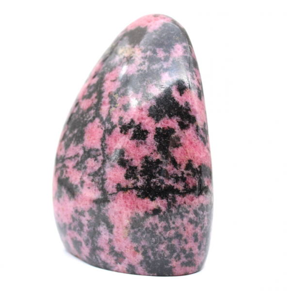 Polerad Rhodonite Rock