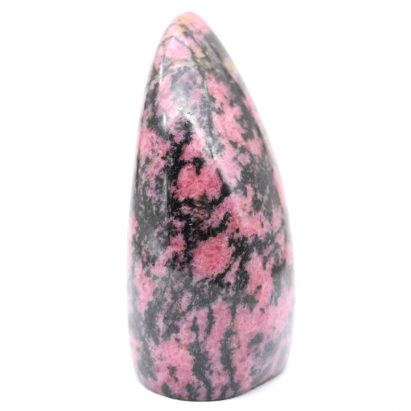 Polerad Rhodonite Rock