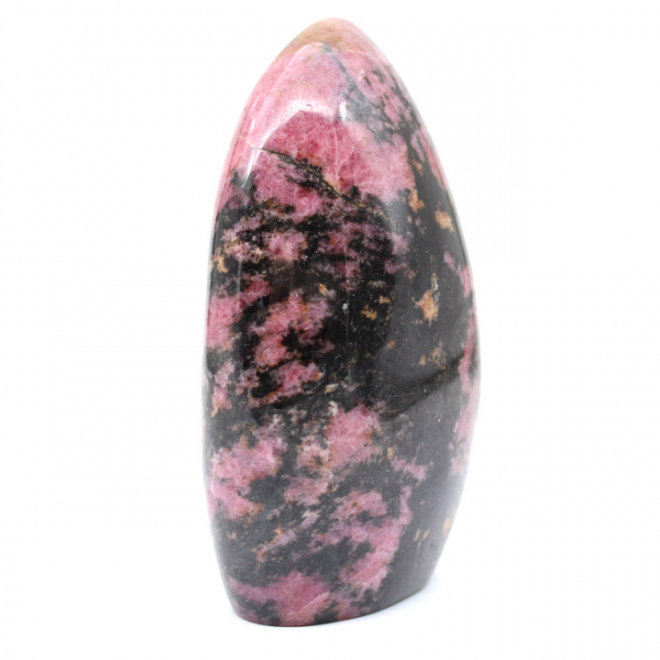 Polerad friform Rhodonite