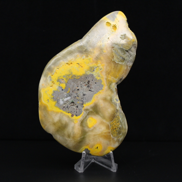 Polerad humla jaspis mineraldekorationssten