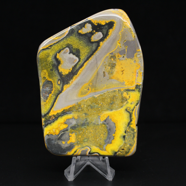 Humla Jaspis Ornament, Polerade, Livfulla Färger