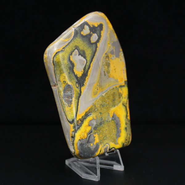 Humla Jaspis Ornament, Polerade, Livfulla Färger