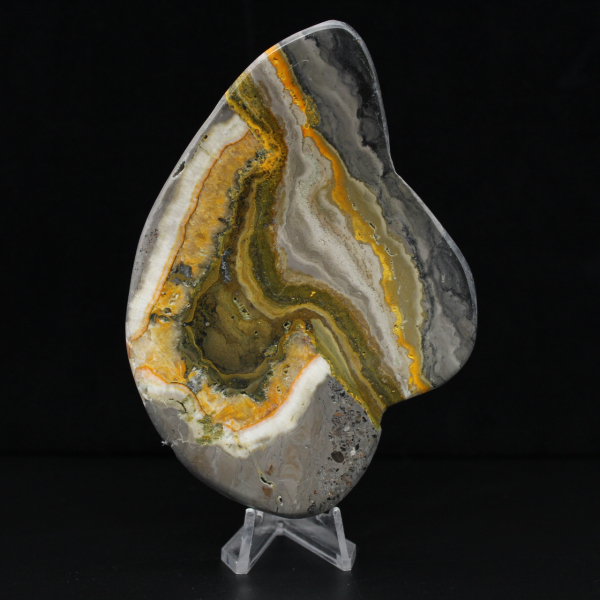 Polerad humla jaspis sten mineralvetenskap