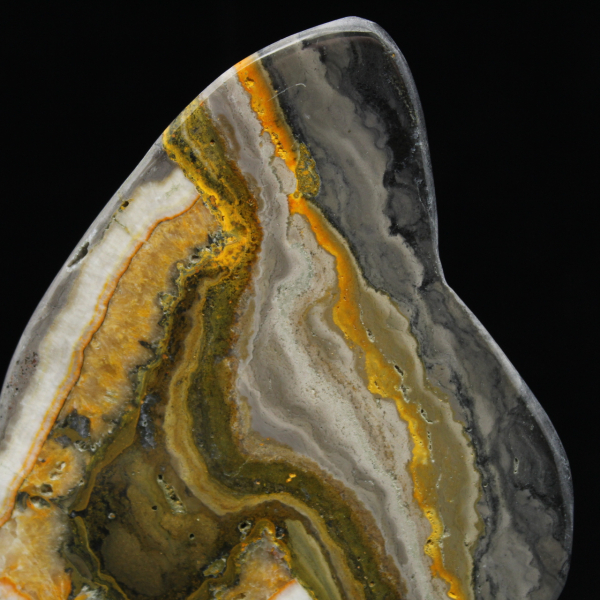 Polerad humla jaspis sten mineralvetenskap