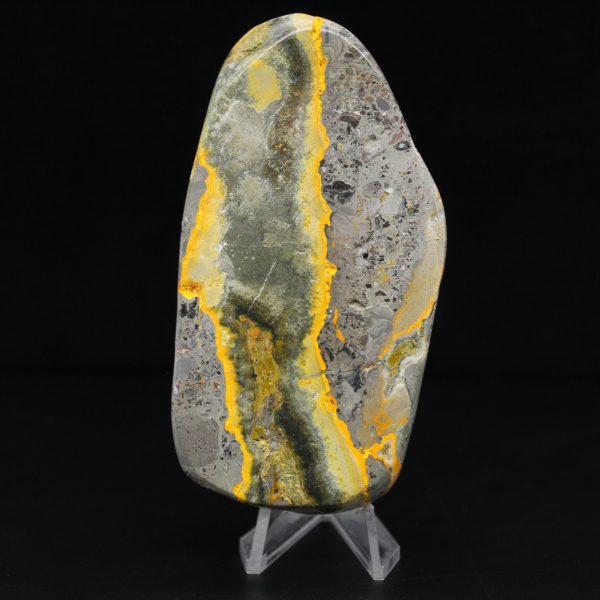 Slät sten Jaspis Humla Naturlig Ornament