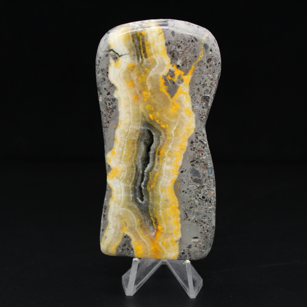 Slät jaspis humla vulkanisk sten