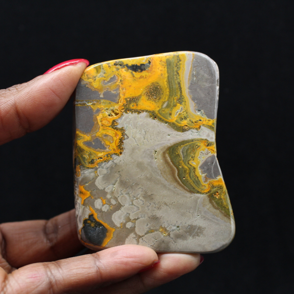 Polerad humla Jaspis Liten Ornament