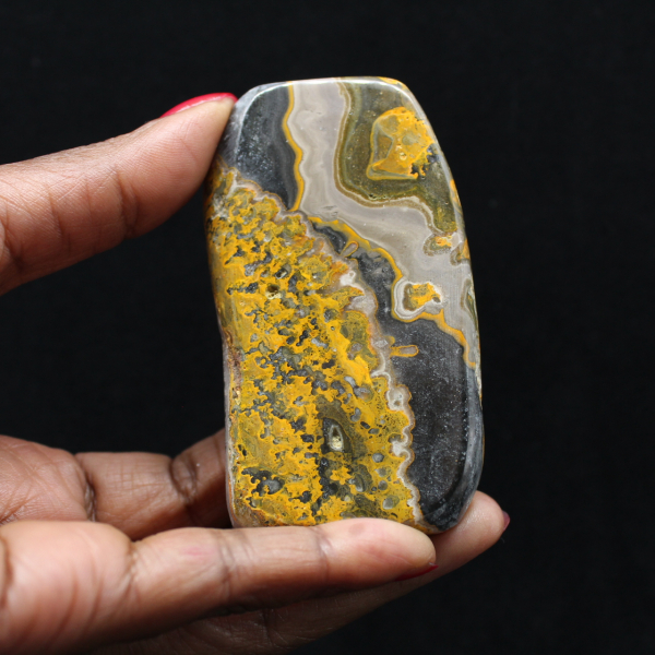 Humla Jaspis Polerad Äkthetssten