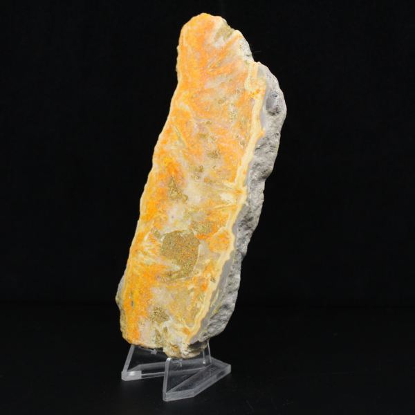 Polerat vulkaniskt humlejaspisprov