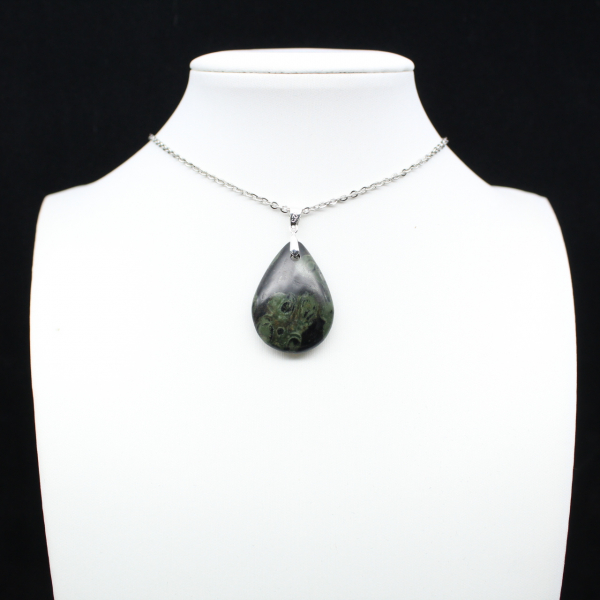 Kambamba Jasper Teardrop hängsmycke