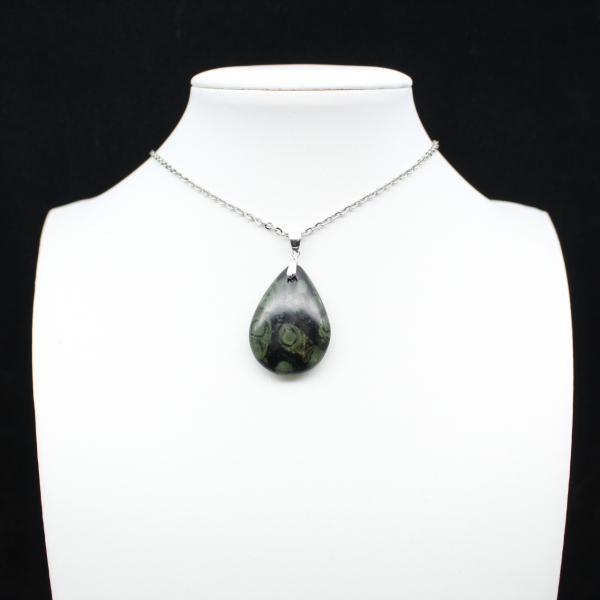 Kambamba Jasper Teardrop hängsmycke