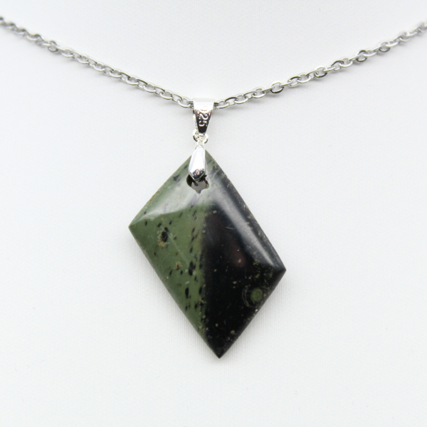 Diamantformat Kambamba Jaspis hänge