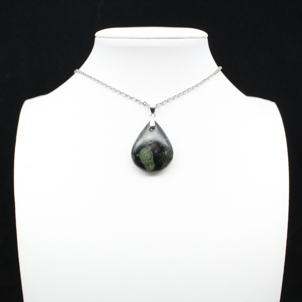 Kambamba Jasper Teardrop hängsmycke
