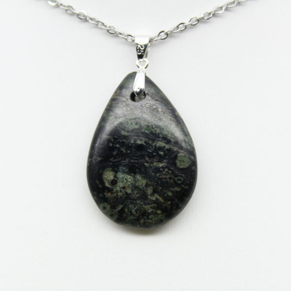 Kambamba Jasper Teardrop hängsmycke
