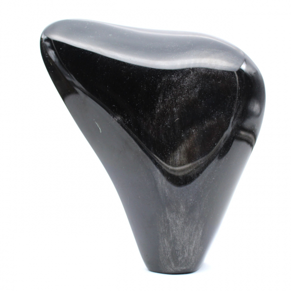 Naturlig gyllene obsidian