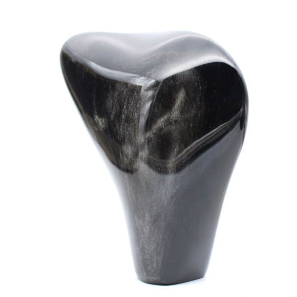 Naturlig gyllene obsidian