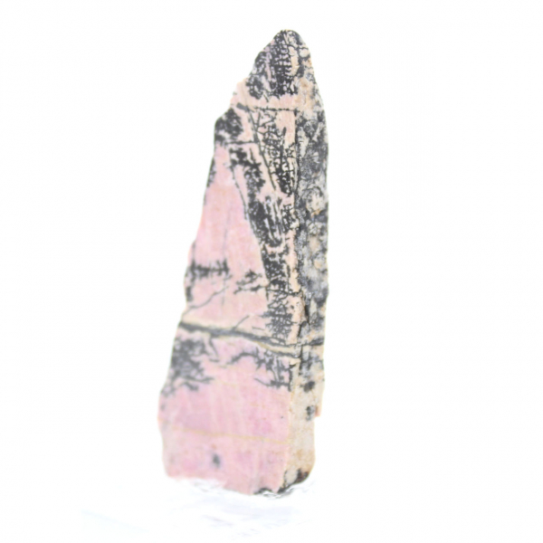 Naturlig Rhodonit sten rå och unik mineral