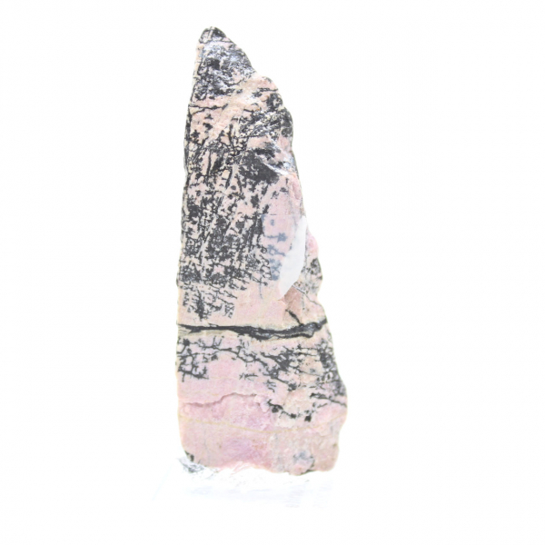 Naturlig Rhodonit sten rå och unik mineral