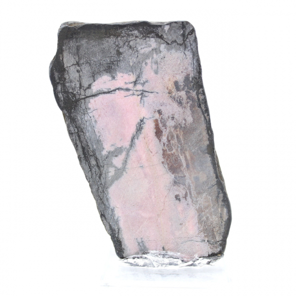 Naturlig Rhodonit sten rå och unik mineral