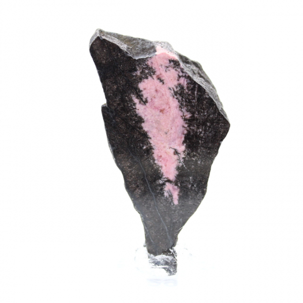 Naturlig Rhodonit sten rå och unik mineral