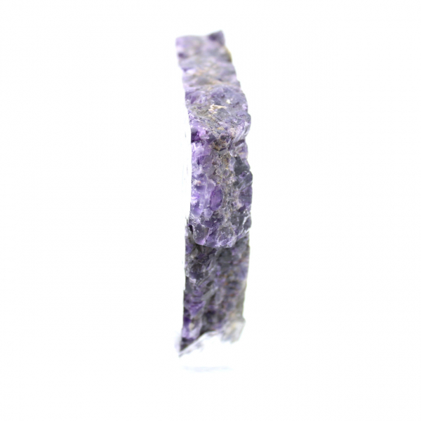 Naturlig Fluorit Pyrit sten unik mineral