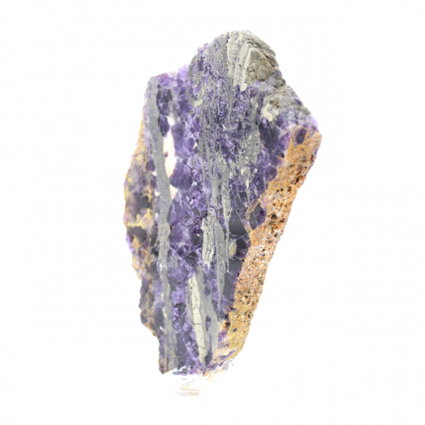 Fluorit Pyrit skiva för mineralsamling