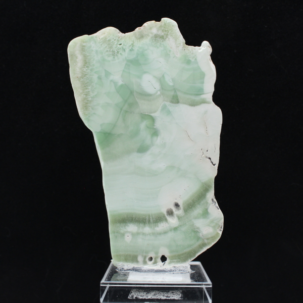 Naturlig grön Aragonit skiva för dekoration