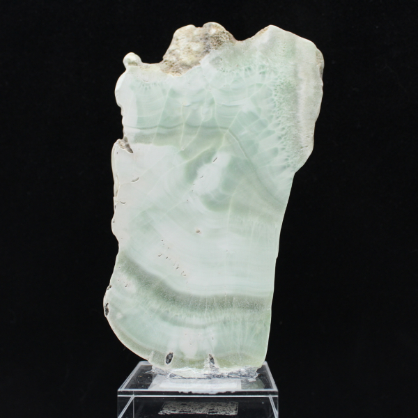 Naturlig grön Aragonit skiva för dekoration