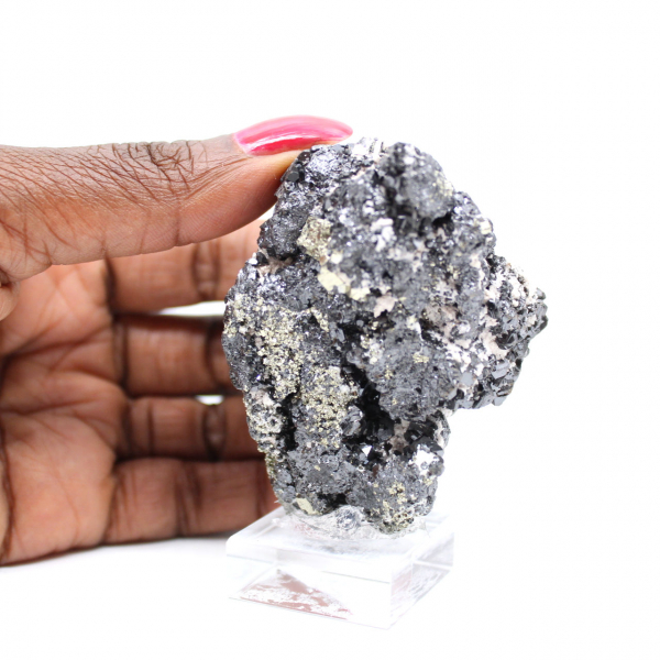 Naturlig Sten Sfalerit-Pyrit