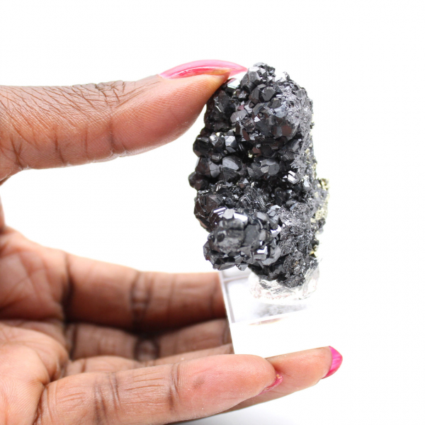 Äkta Mineral Pyrit-Sfalerit