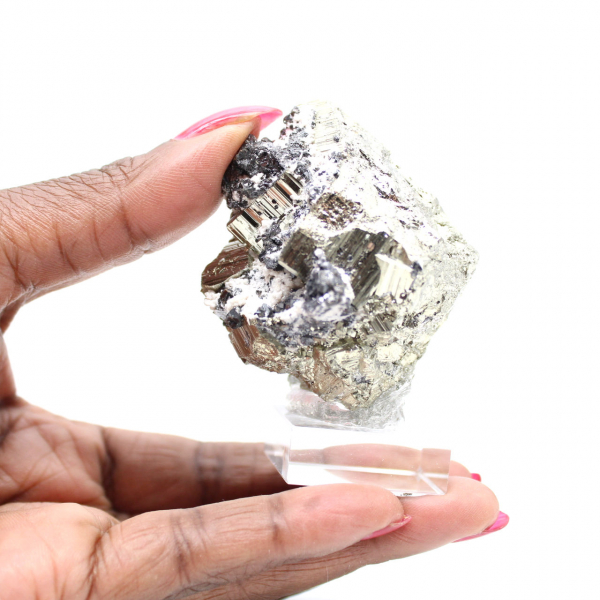 Samlingsmineral Sfalerit och Pyrit