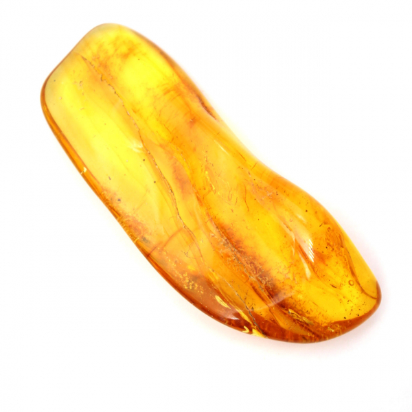 Mini gul bärnstenssten – naturlig baltisk sten