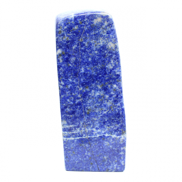 Polerad blå lapis lazuli-sten från Afghanistan