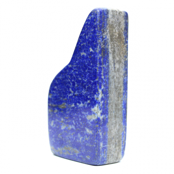 Polerad blå lapis lazuli-prydnad från Afghanistan