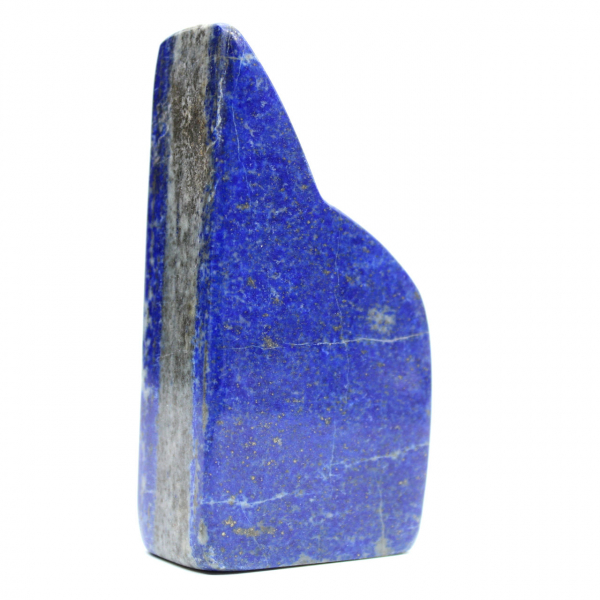 Polerad blå lapis lazuli-prydnad från Afghanistan