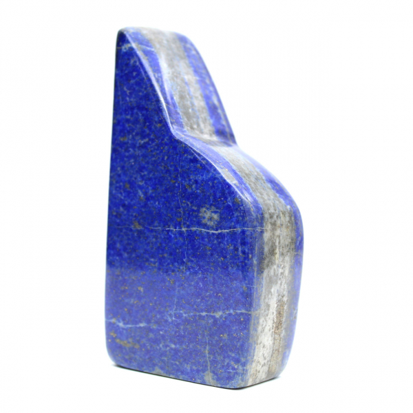 Polerad blå lapis lazuli-prydnad från Afghanistan