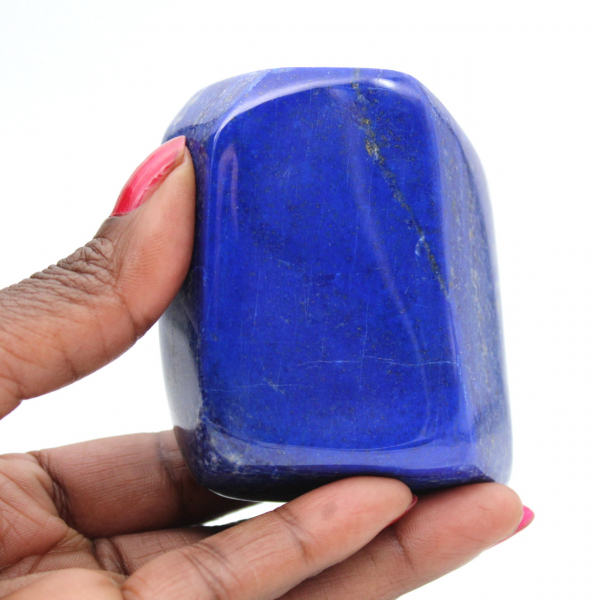 Dekorativ lapis lazuli polerad sten