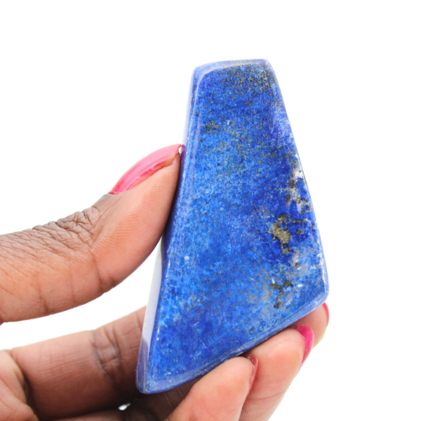 Polerad lapis lazuli-block natursten