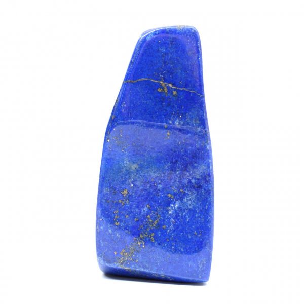 Polerat block av lapis lazuli natursten